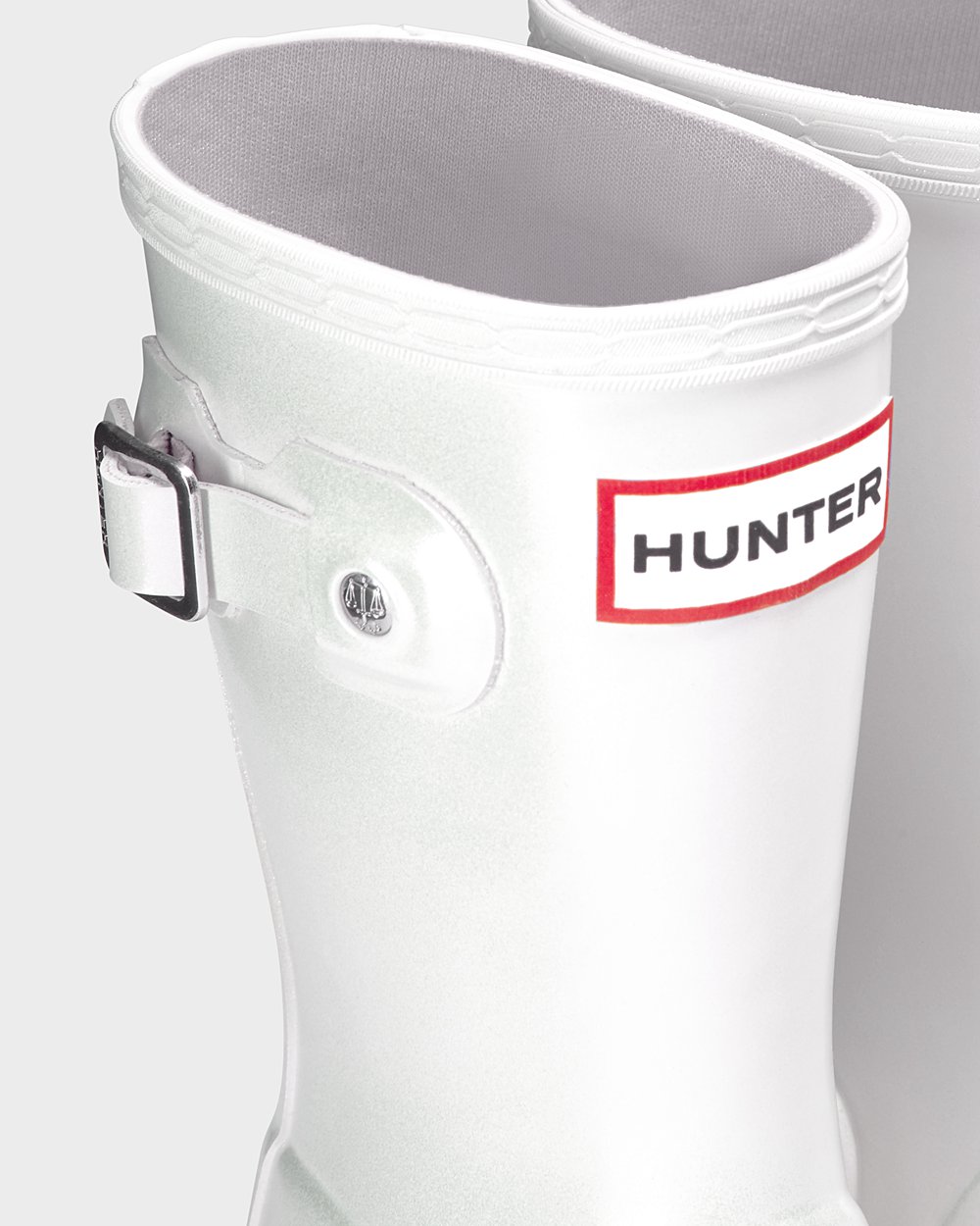 Kids Hunter Rain Boots Silver - Original Little Nebula - 0243567-LM